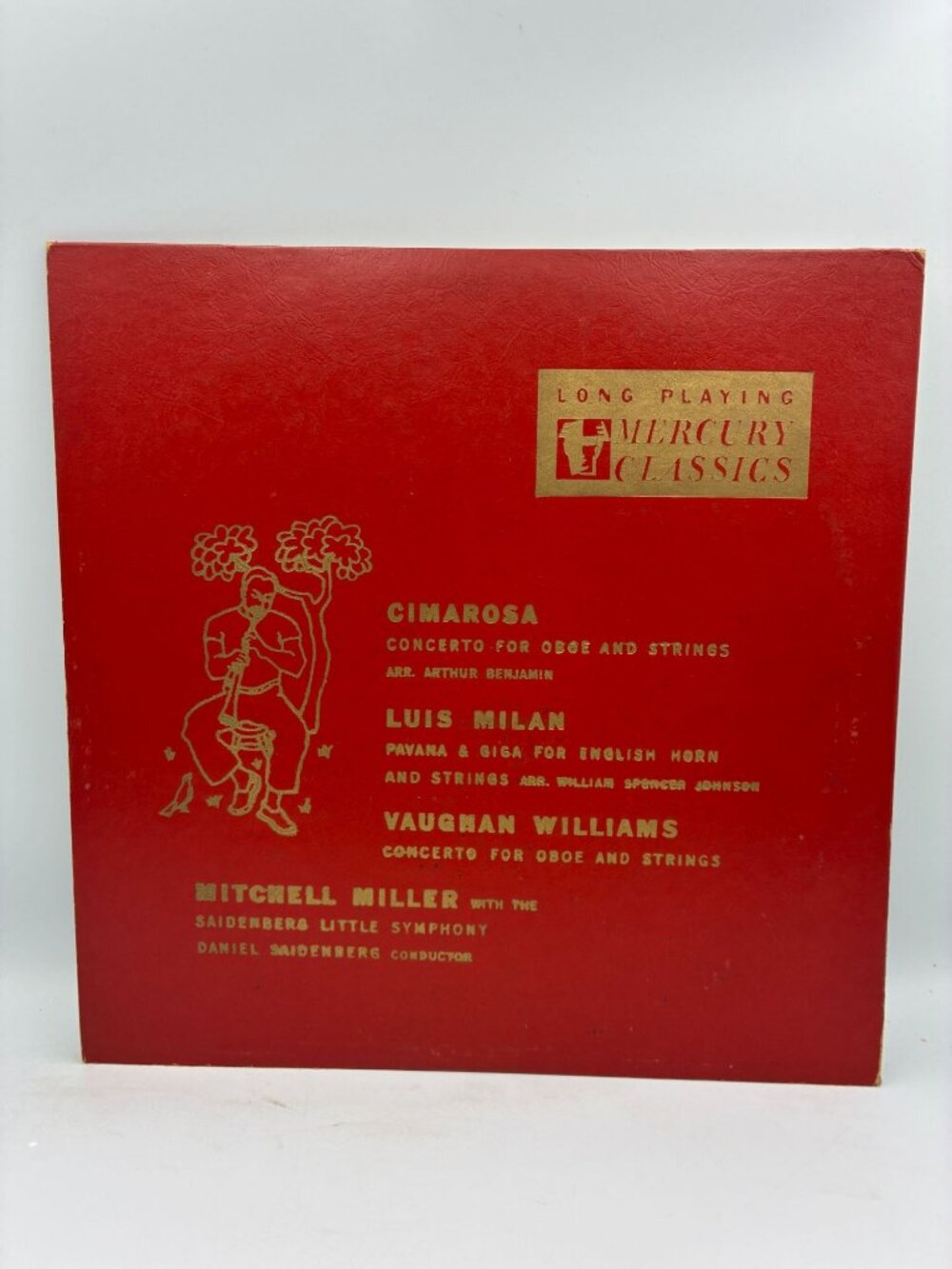 Cimarosa Luis Milan Vaughan Williams - Mitchell Miller Oboe Concerto LP 33RPM